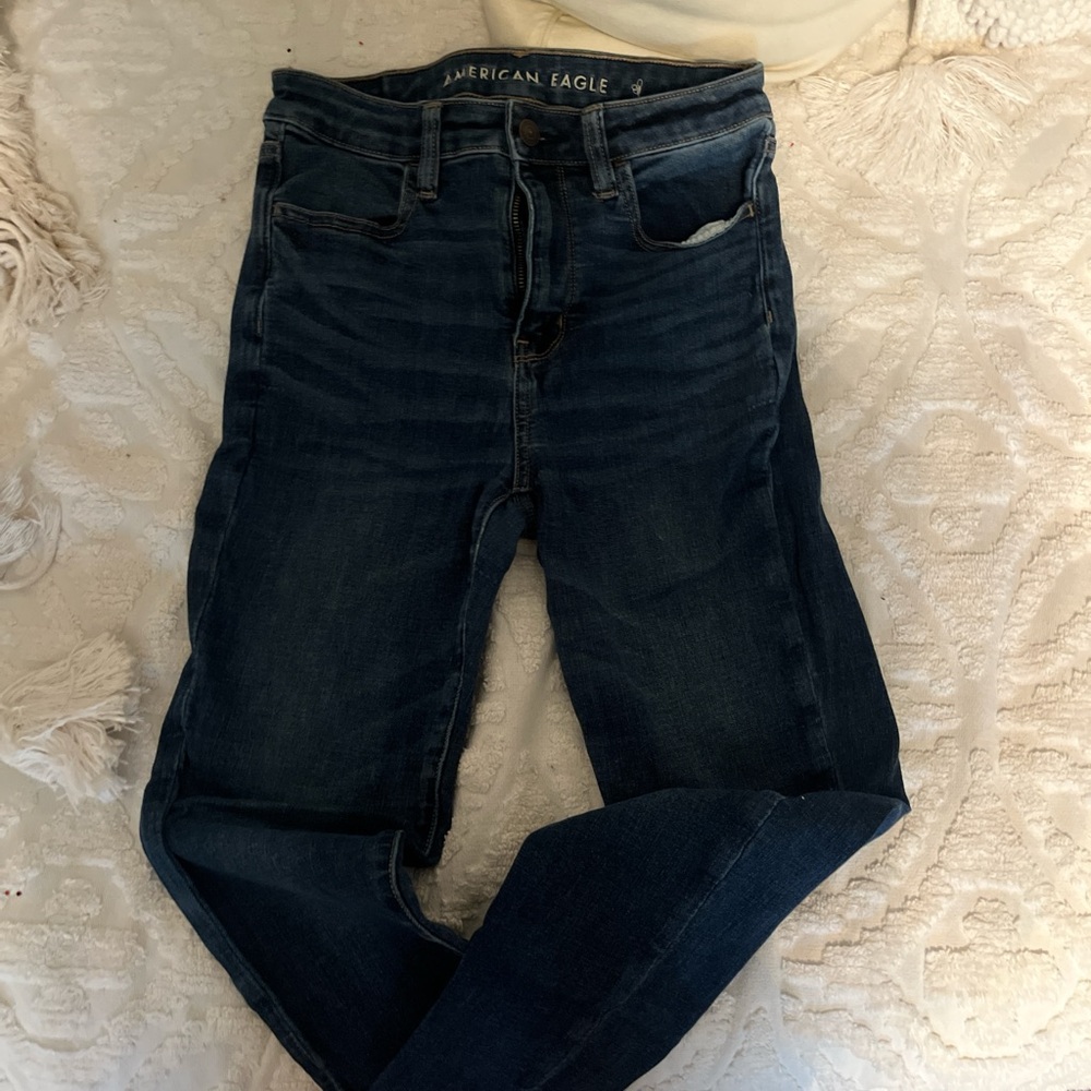 American Eagle Outfitters Blue Skinny Jeans Classic Style
